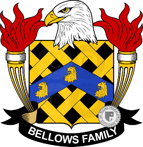Coat of arms of family Bellows