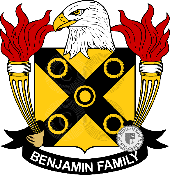 Coat of arms of family Benjamin