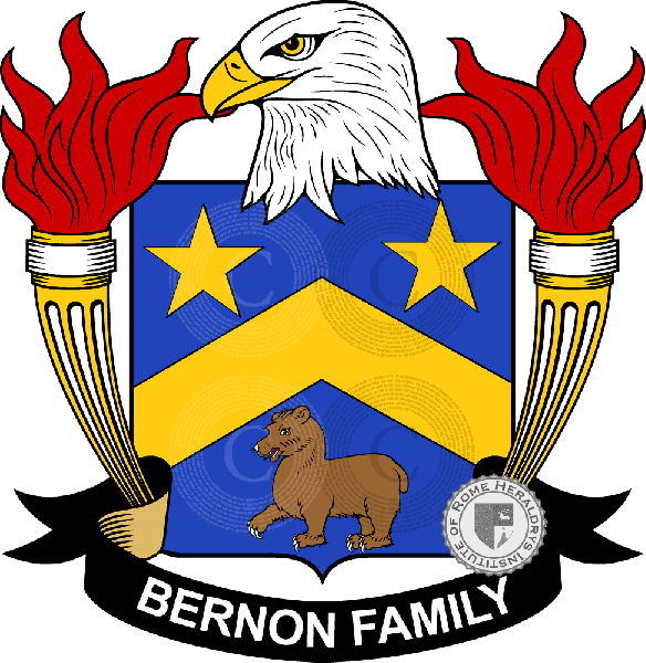 Brasão da família Bernon