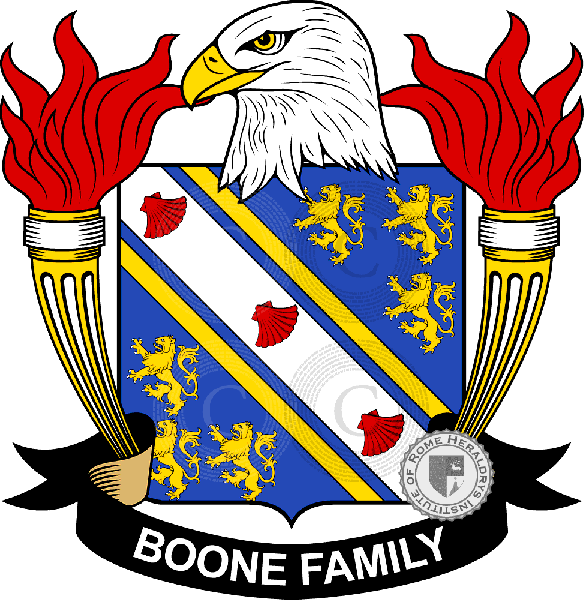 Coat of arms of family Boone