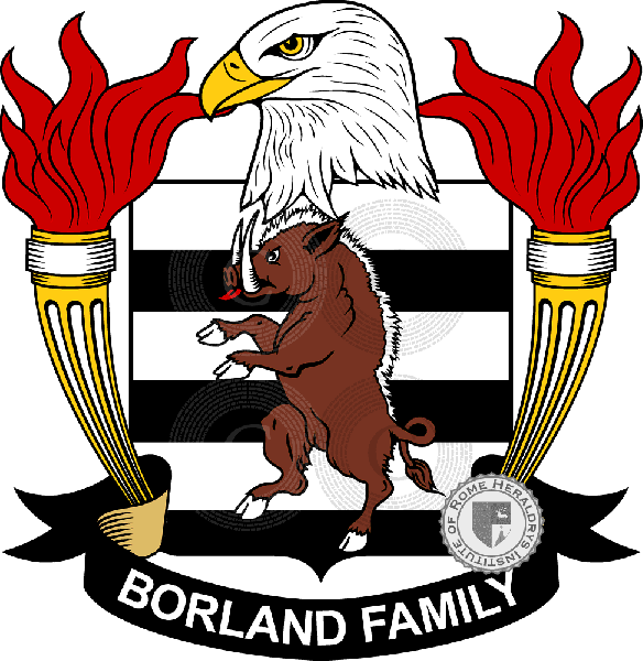 Coat of arms of family Borland