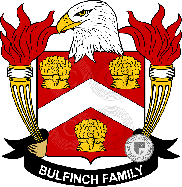 Coat of arms of family Bulfinch