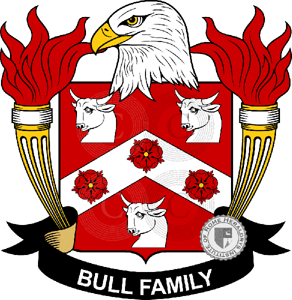 Coat of arms of family Bull