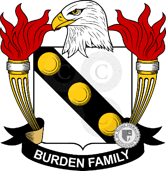 Coat of arms of family Burden