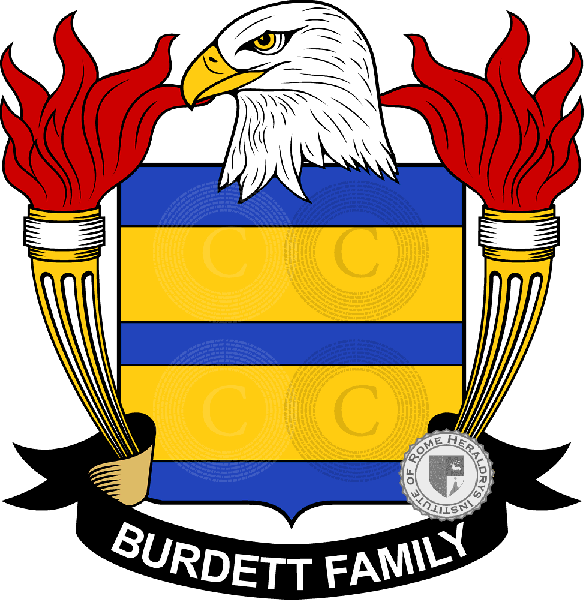 Escudo de la familia Burdett