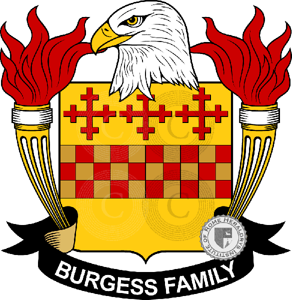 Coat of arms of family Burgess