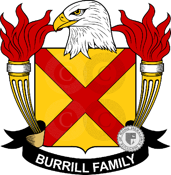 Coat of arms of family Burrill