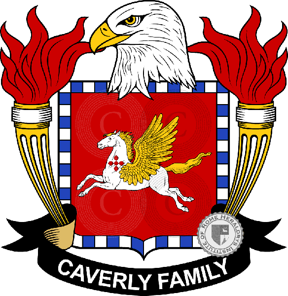Coat of arms of family Caverly