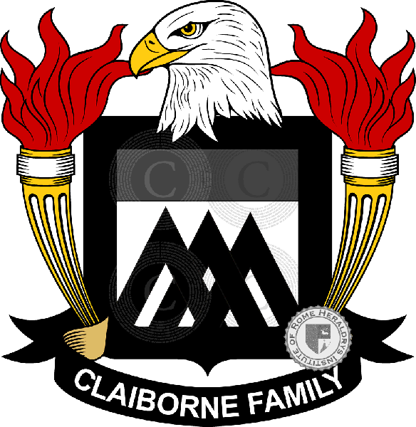 Coat of arms of family Claiborne