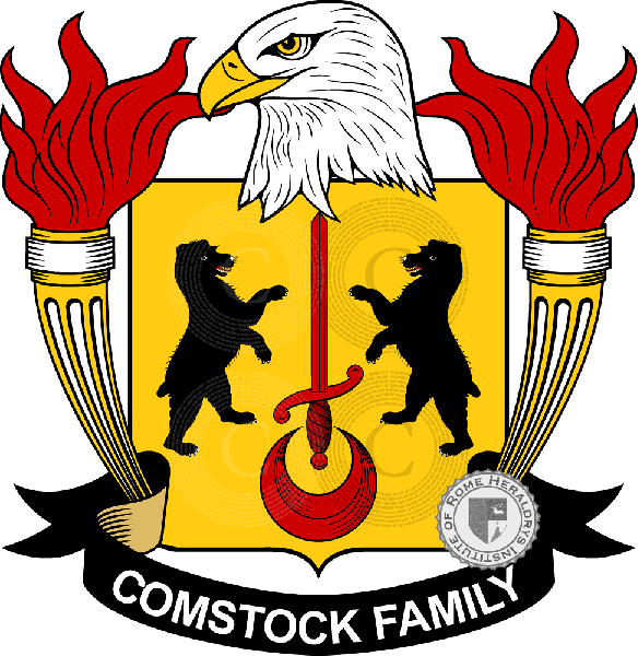 Coat of arms of family Comstock