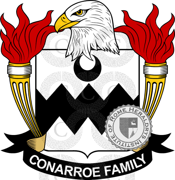 Brasão da família Conarroe