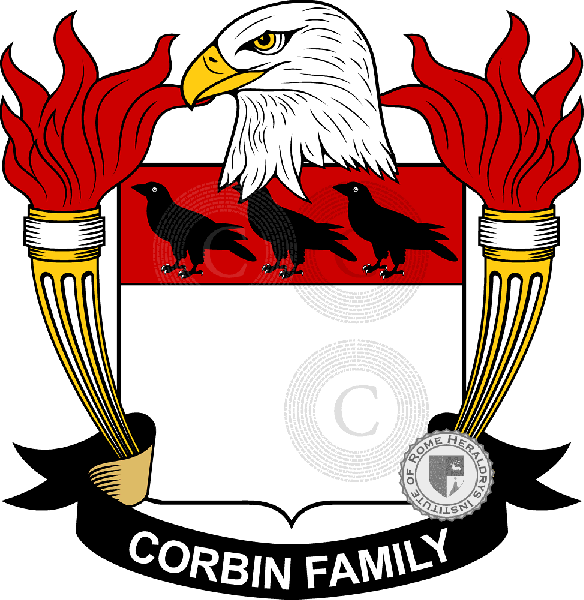 Coat of arms of family Corbin