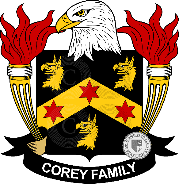 Brasão da família Corey