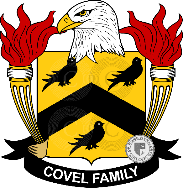 Brasão da família Covel