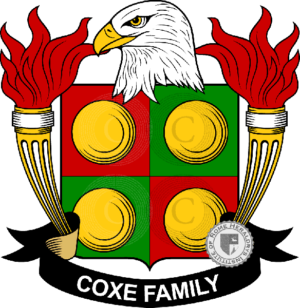 Escudo de la familia Coxe