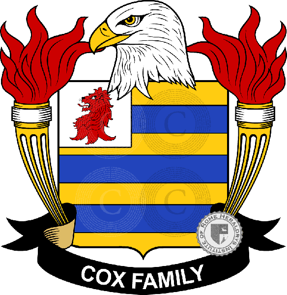 Brasão da família Cox