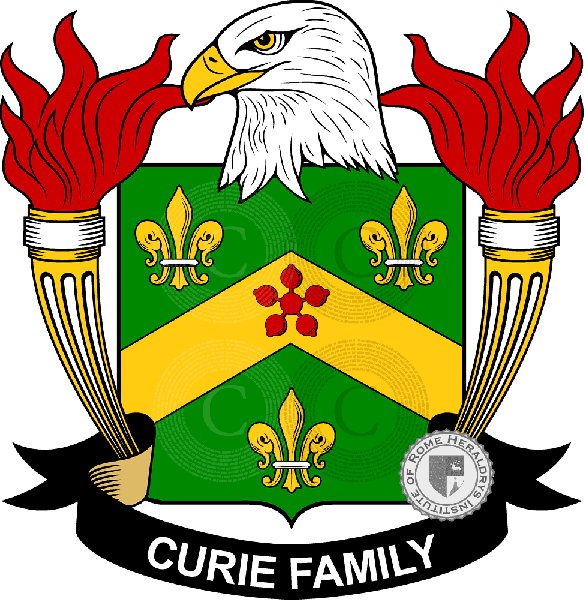 Coat of arms of family Curie