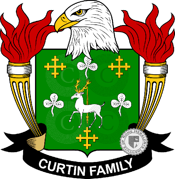 Coat of arms of family Curtin