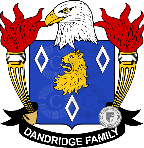 Coat of arms of family Dandridge