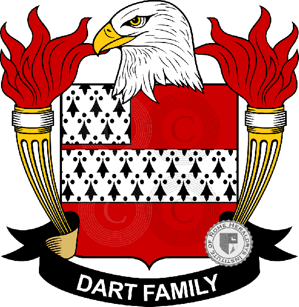 Escudo de la familia Dart