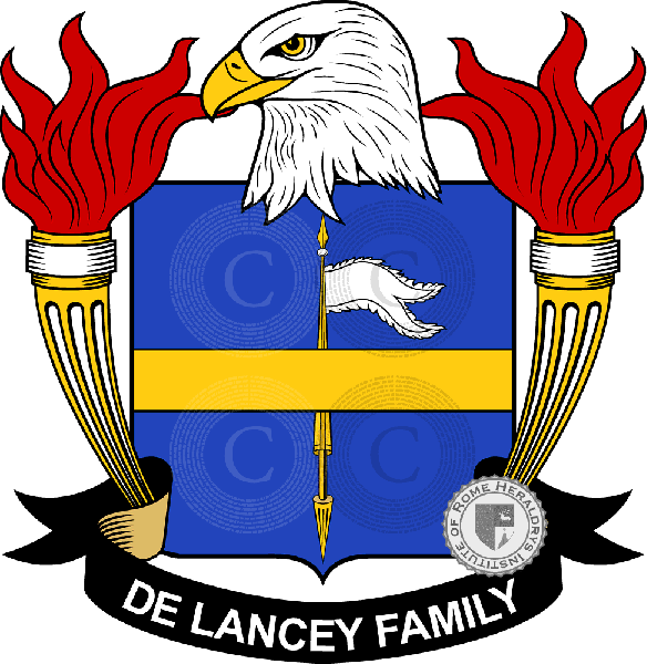 Coat of arms of family De Lancey