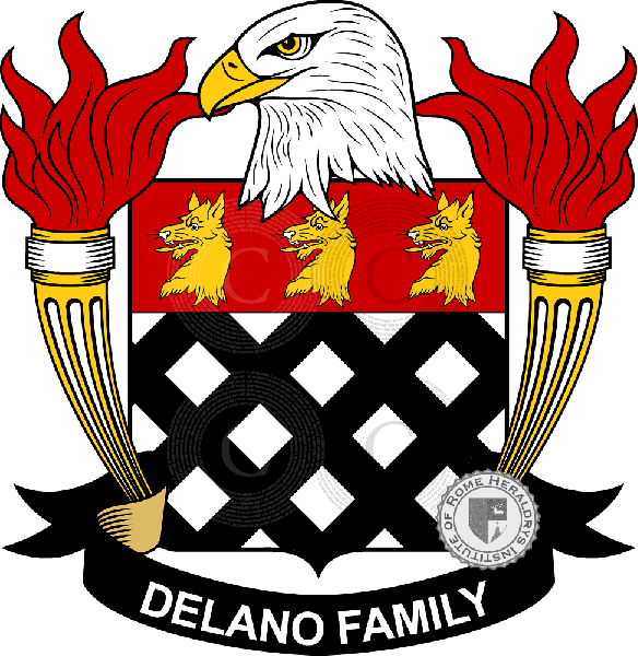 Brasão da família Delano