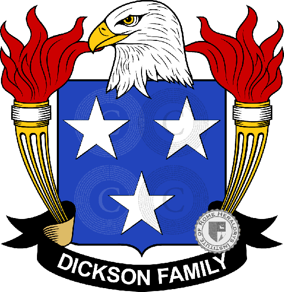 Coat of arms of family Dickson