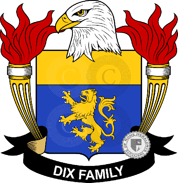 Escudo de la familia Dix