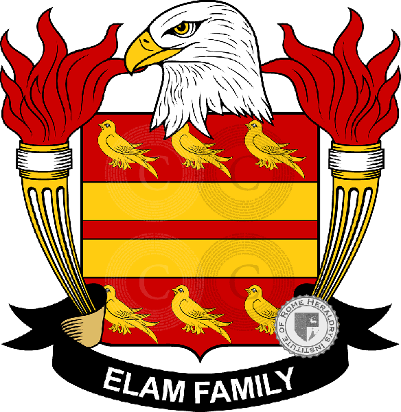 Coat of arms of family Elam