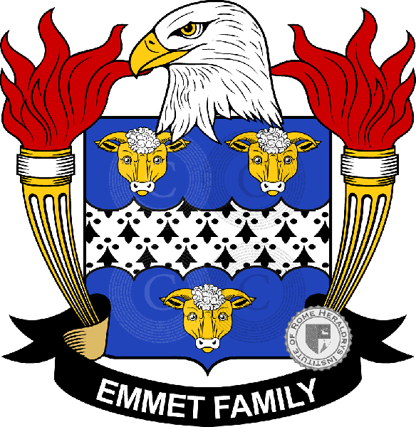 Brasão da família Emmet