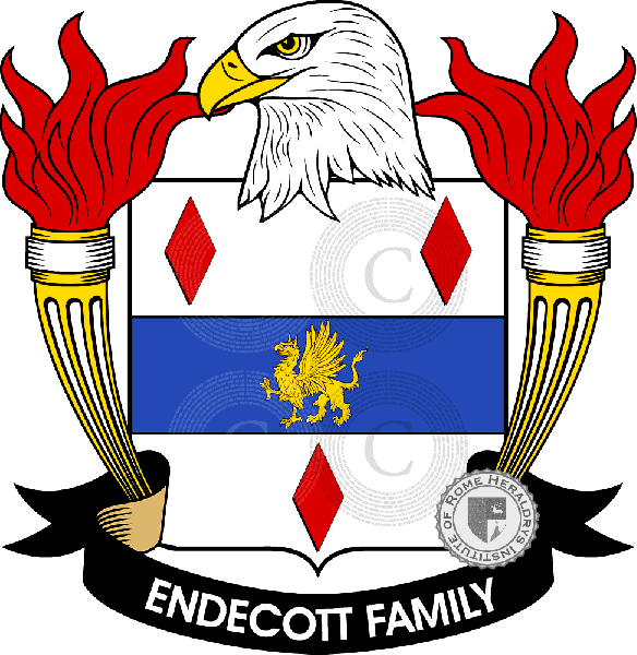 Wappen der Familie Endecott
