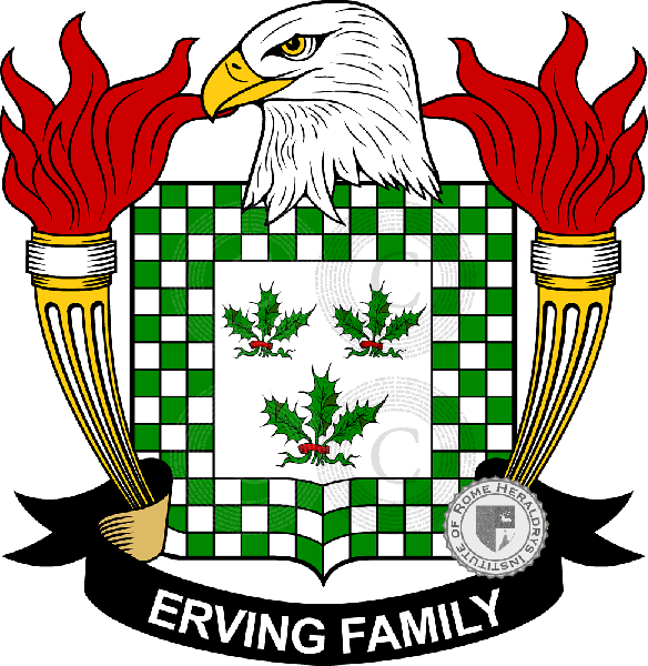 Escudo de la familia Erving