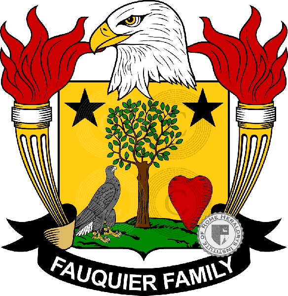 Coat of arms of family Fauquier