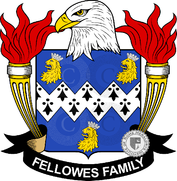 Coat of arms of family Fellowes