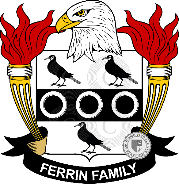 Coat of arms of family Ferrin