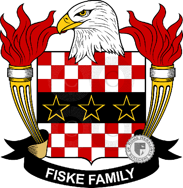 Coat of arms of family Fiske