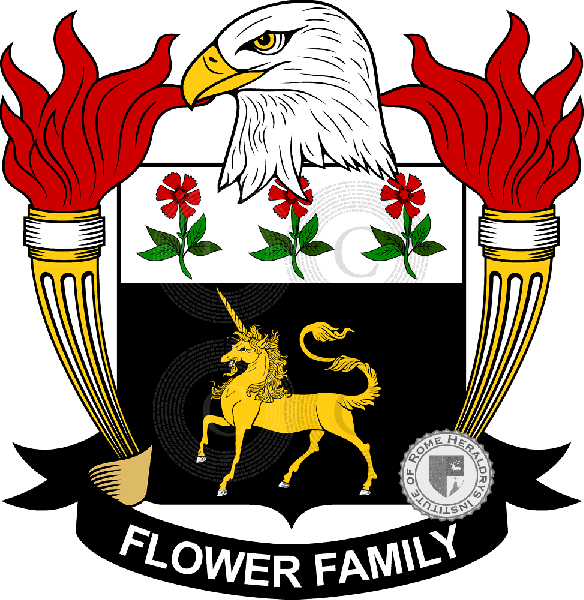 Coat of arms of family Flower