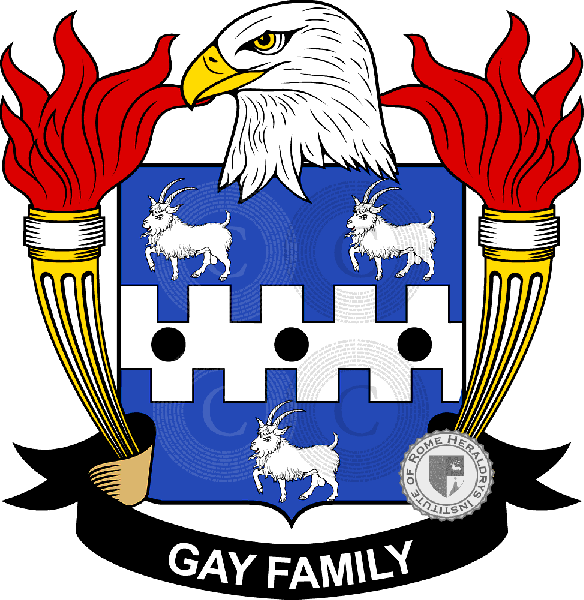 Brasão da família Gay