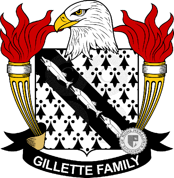 Wappen der Familie Gillette
