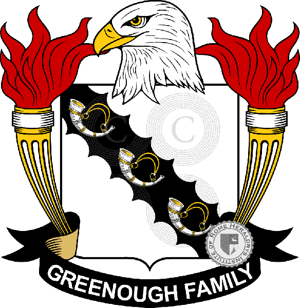 Coat of arms of family Greenough