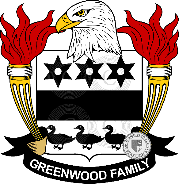 Coat of arms of family Greenwood