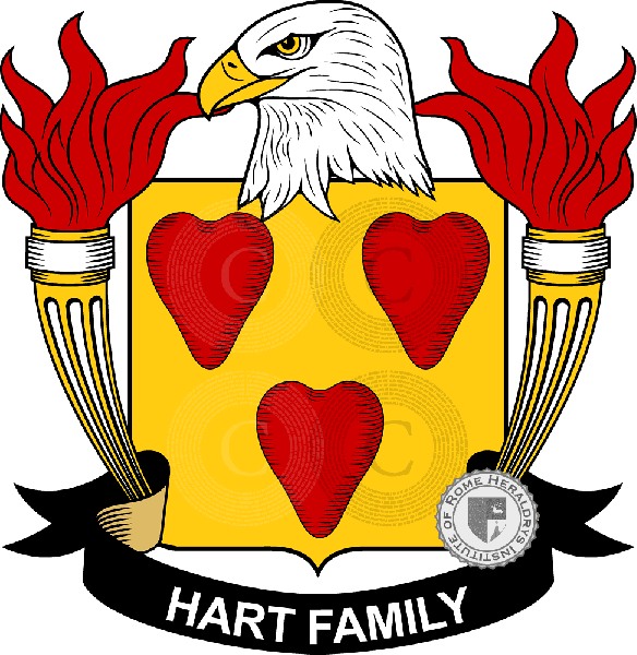 Coat of arms of family Hart