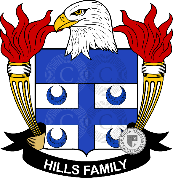 Brasão da família Hills