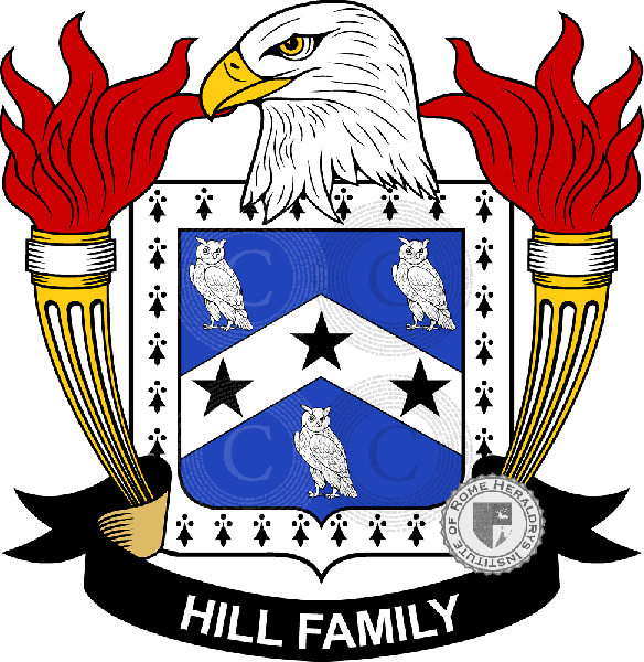 Coat of arms of family Hill