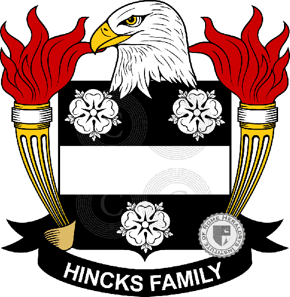 Brasão da família Hincks