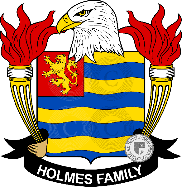 Coat of arms of family Holmes