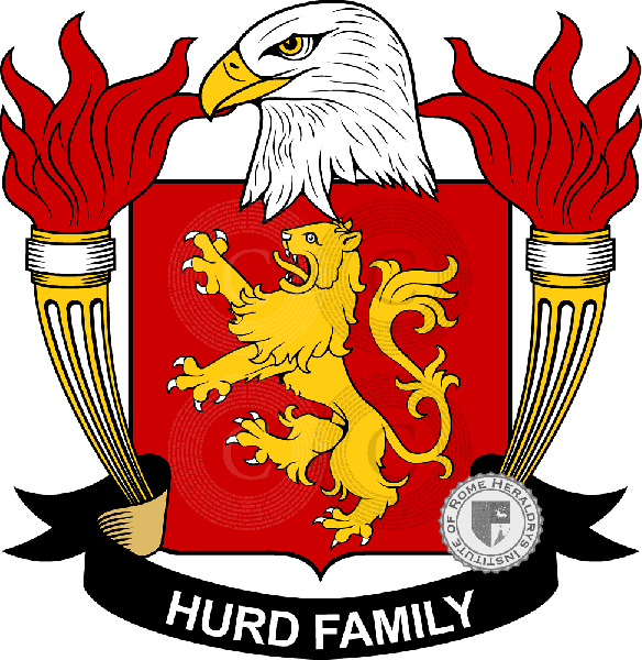 Escudo de la familia Hurd