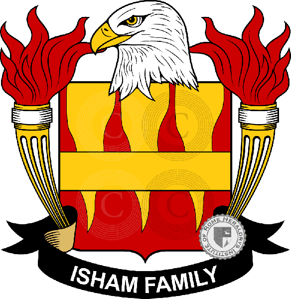 Coat of arms of family Isham