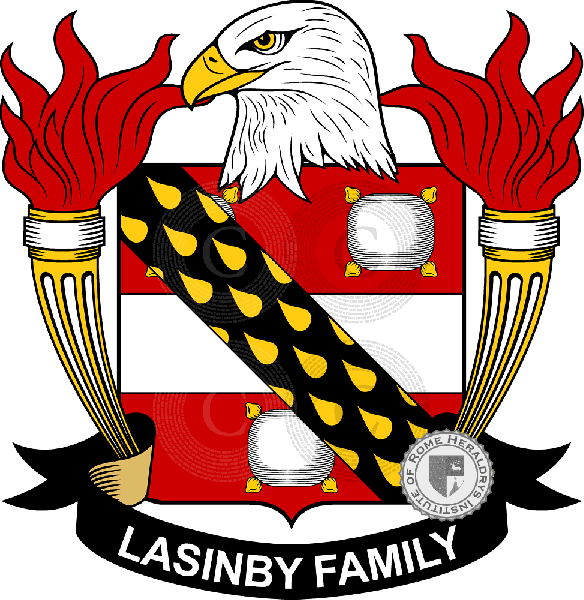 Wappen der Familie Lasinby