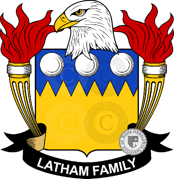 Brasão da família Latham